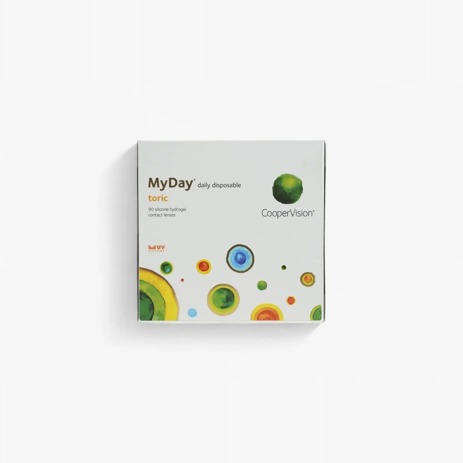 Purchase MyDay Toric Daily Disposable 90 Pk contacts online by CooperVision—90 silicone hydrogel lenses per box, designed for clear, comfortable vision every day.