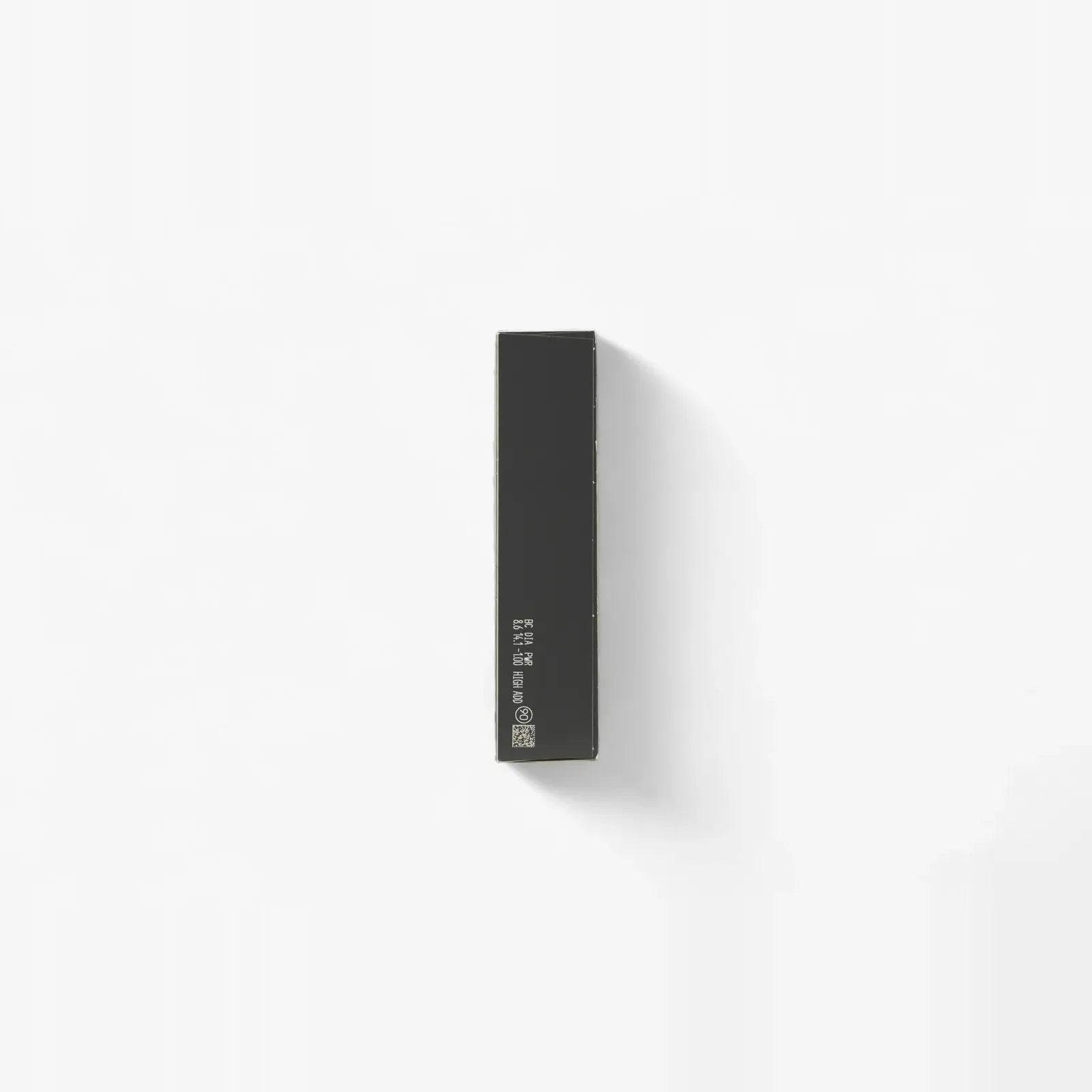A single black rectangular box labeled Clariti 1Day Multifocal 90-Pk is centered vertically on a plain white background, with small white text and symbols visible near the bottom edge.