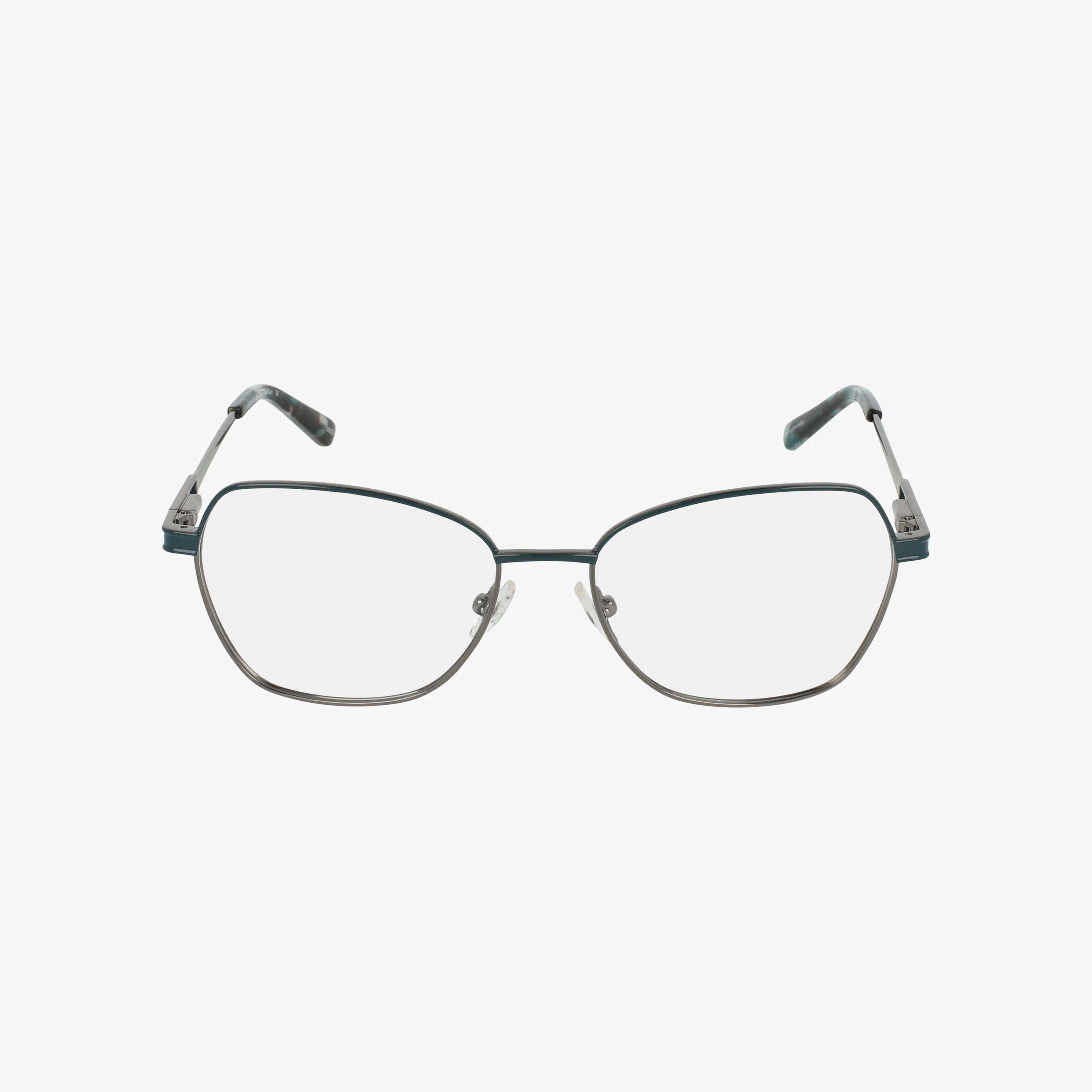 The AV692 eyewear features metal frames with rounded rectangular prescription lenses and slim, dark arms that curve slightly at the ends. This versatile pair stands out against a plain white background.