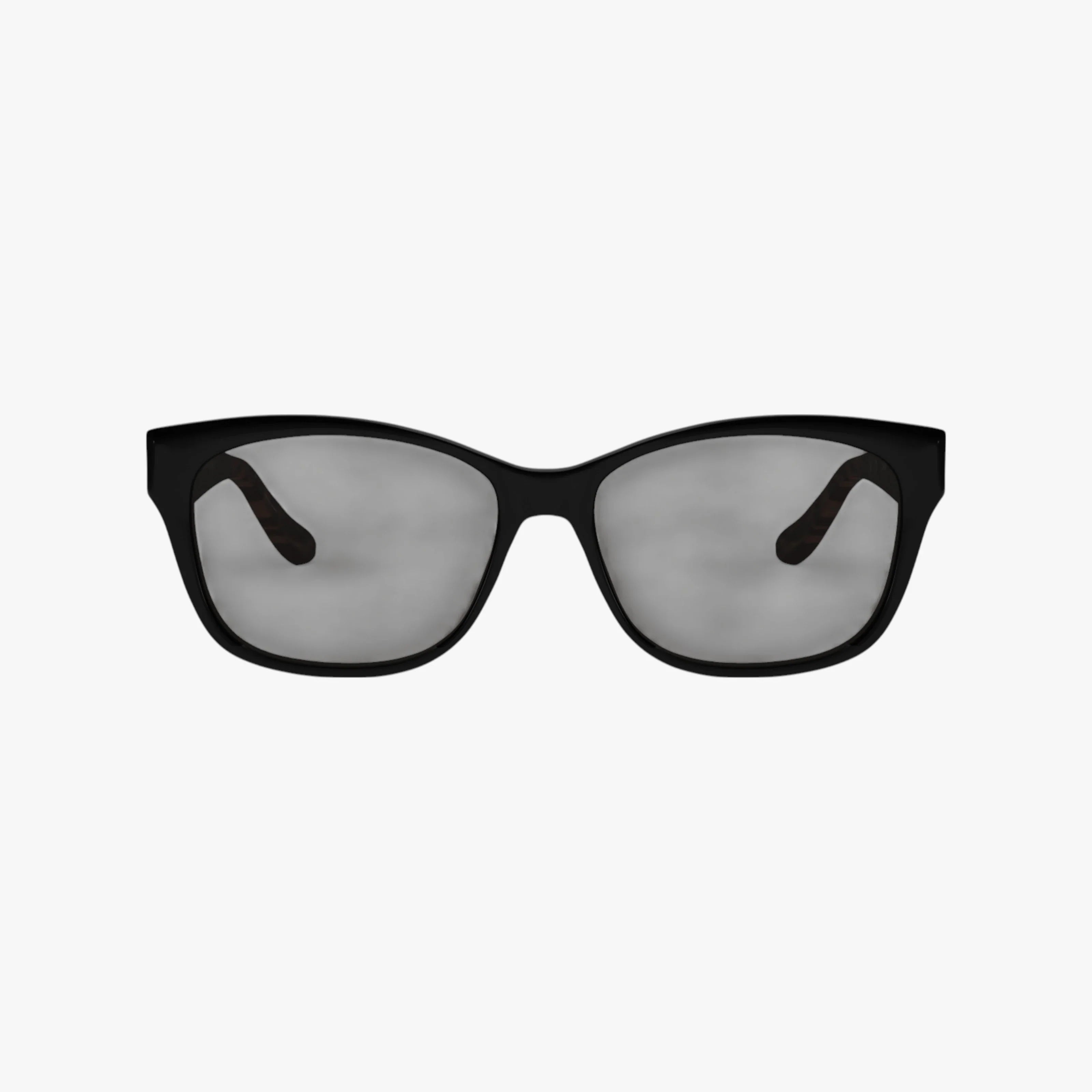 The GU7538S features black frames with slightly reflective lenses, making these eyeglasses standout scene stealers, as displayed against a plain white background.