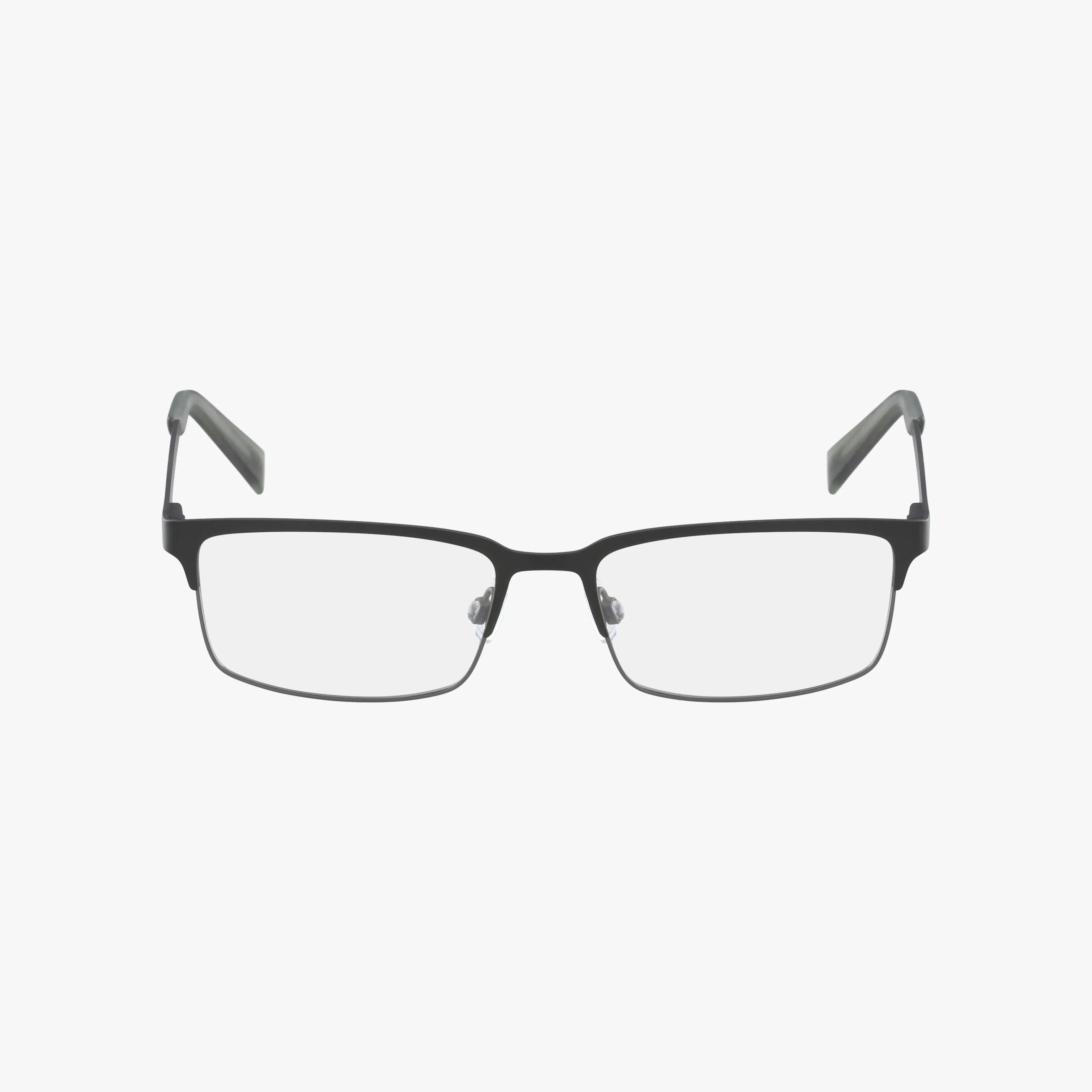 The N7270 eyeglasses feature a rectangular black metal frame with clear lenses, shown from the front against a plain white background.