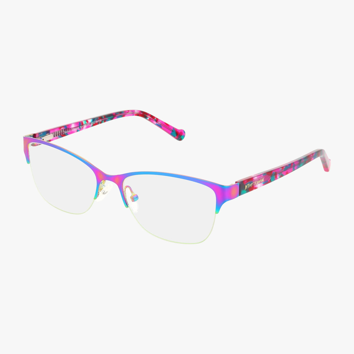 Betsey Johnson soft Gold Frame Sunglasses with Pink-to-Blue  Lens Amazon.com: Betsey Johnson Women main image 3