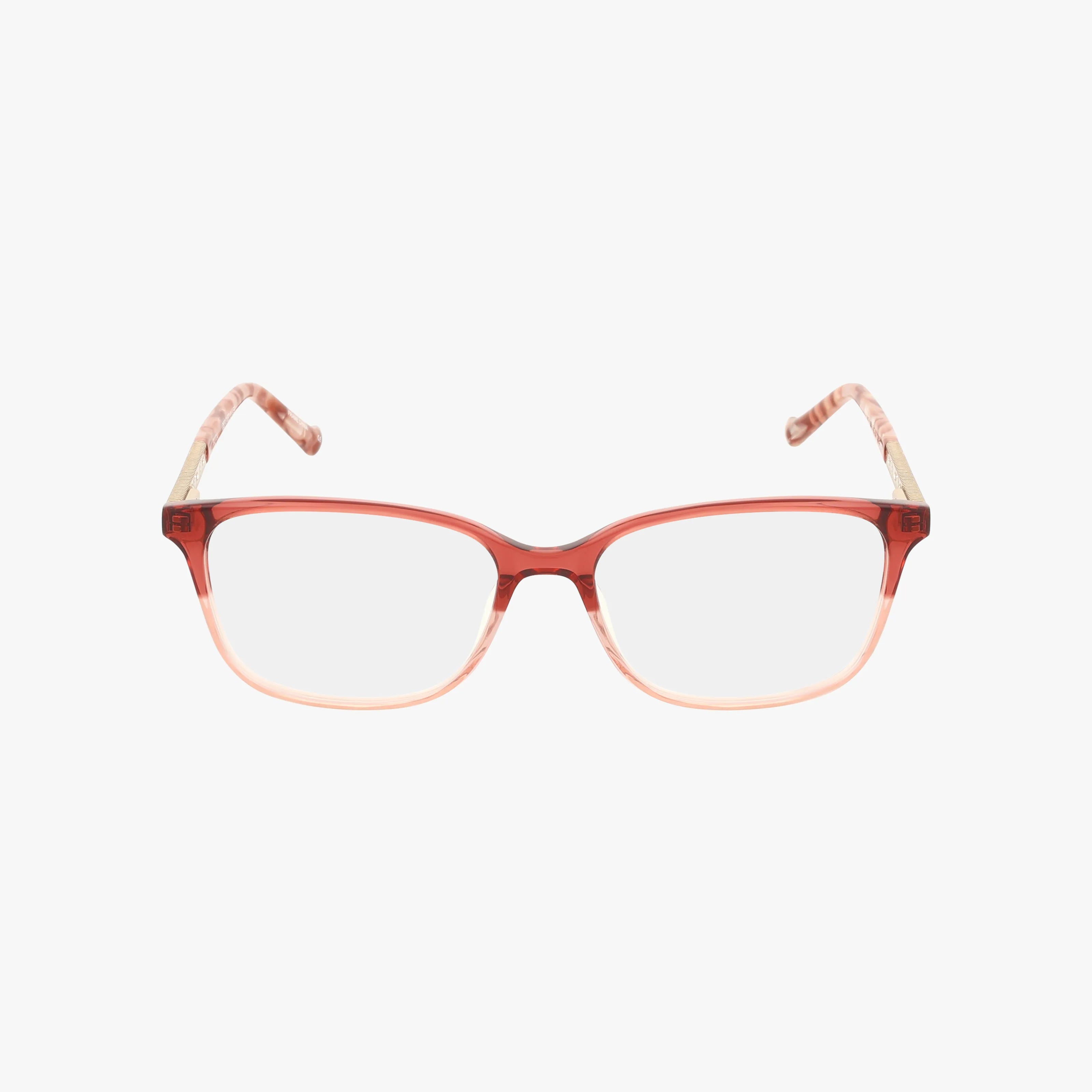 The R703 features a durable, modern rectangular frame in a translucent red and pink gradient, shown against a plain white background.