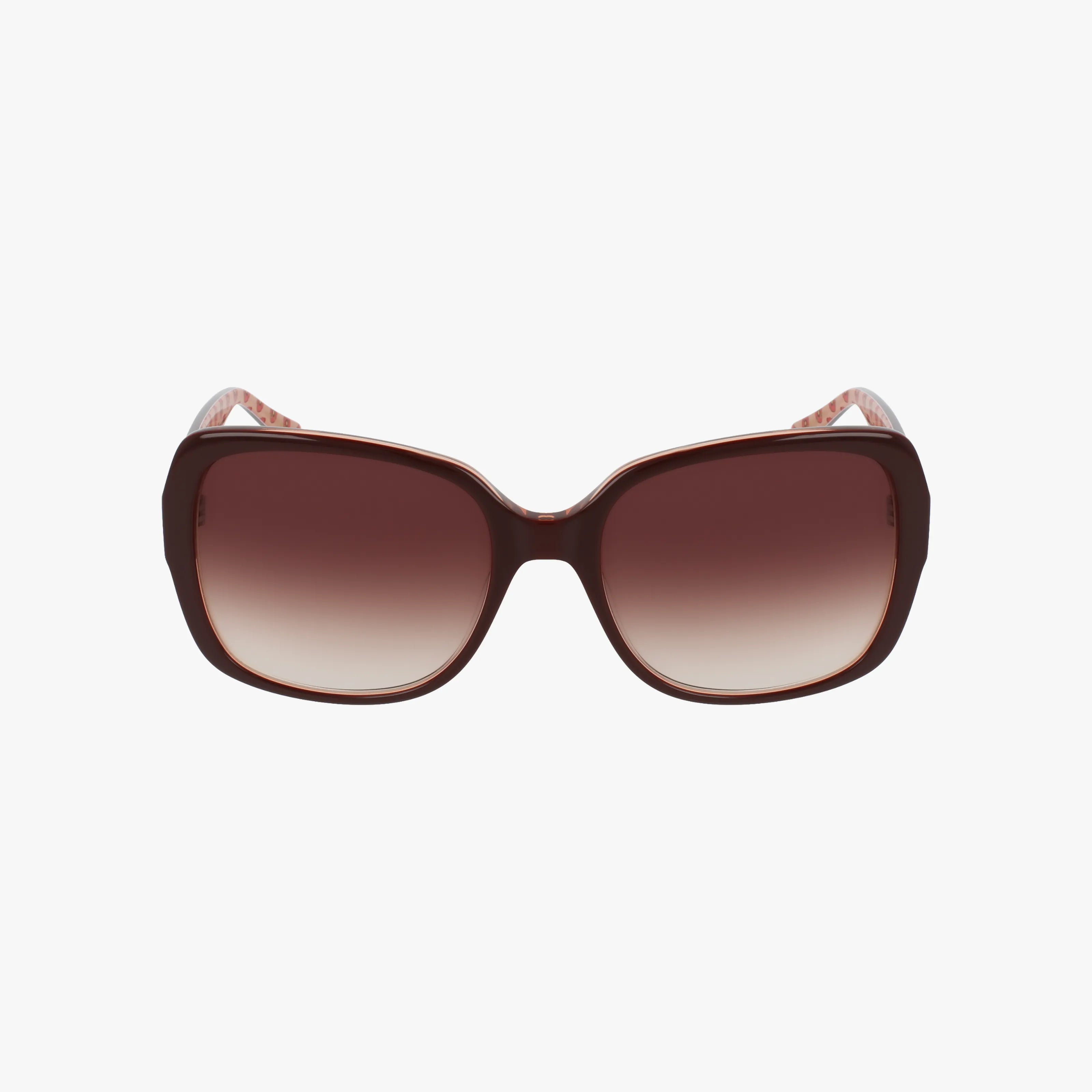 ANI features oversized square sunglasses with brown gradient lenses and a dark brown frame, shown on a white background.