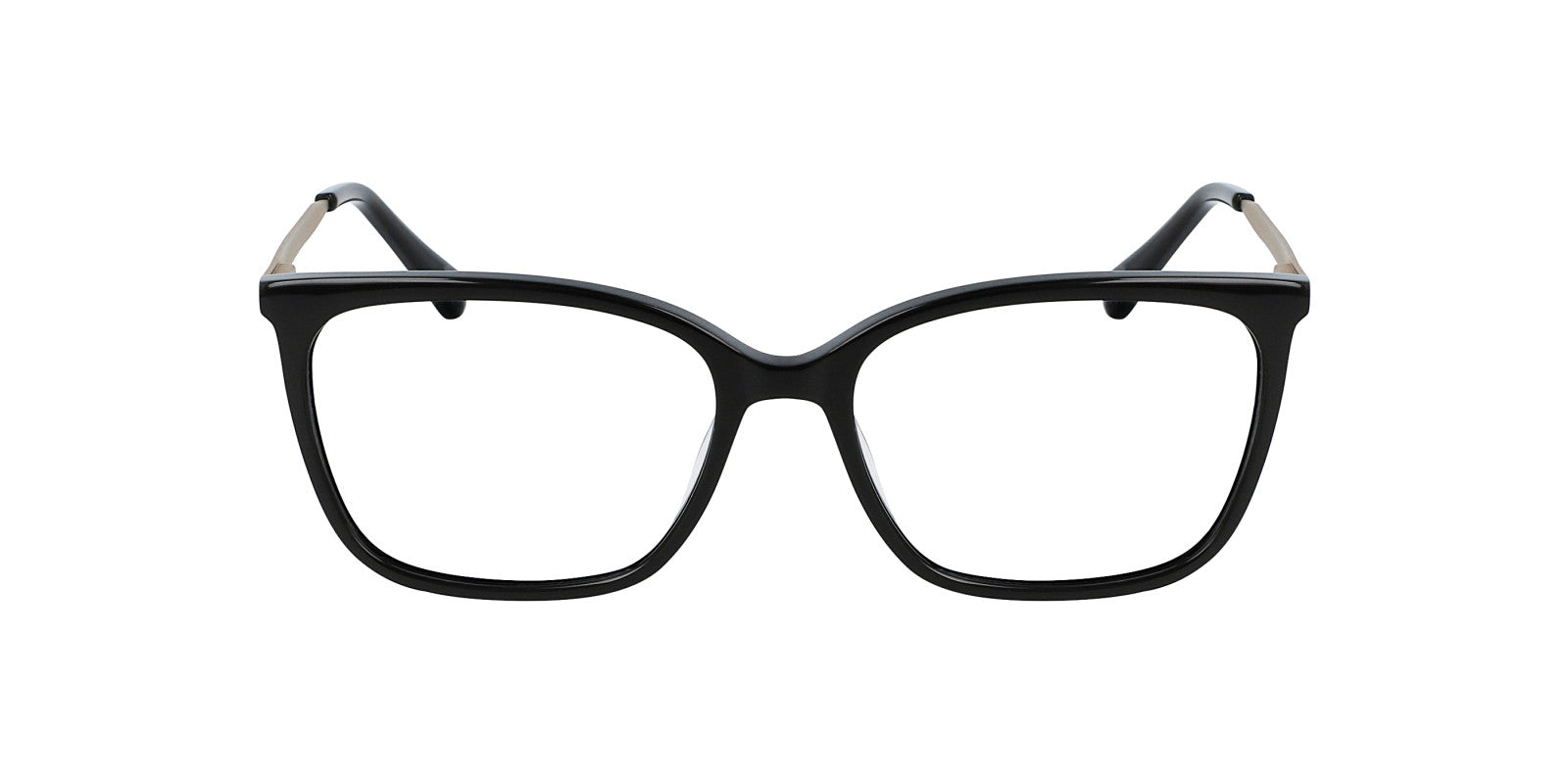 The AK5095 eyeglasses feature a black, rectangular frame with clear lenses and a functional design, displayed front-facing on a white background.