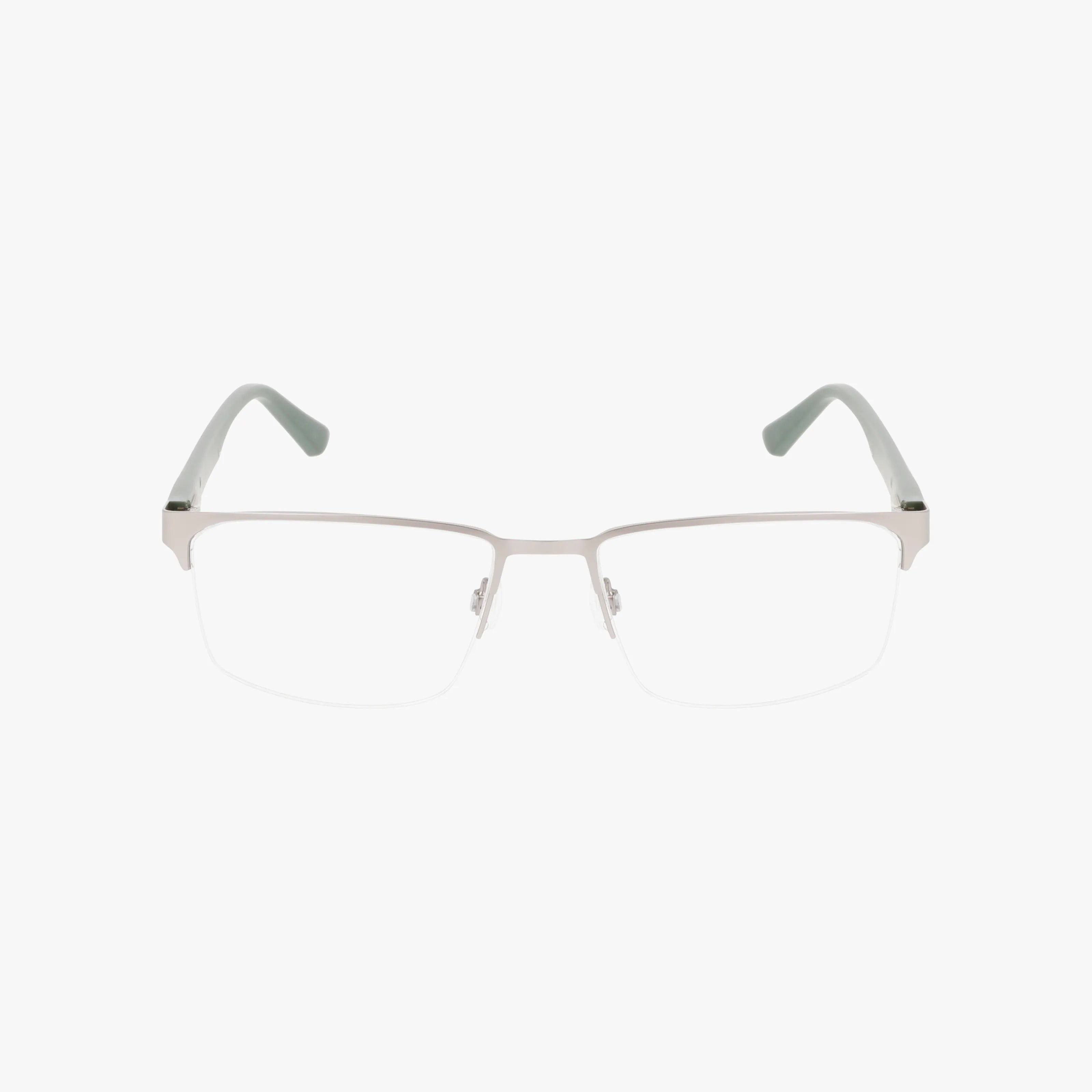 The 4120 eyeglasses feature a semi-rimless, lightweight frame and light-colored temple tips, making them perfect for everyday wear. Displayed on a white background.