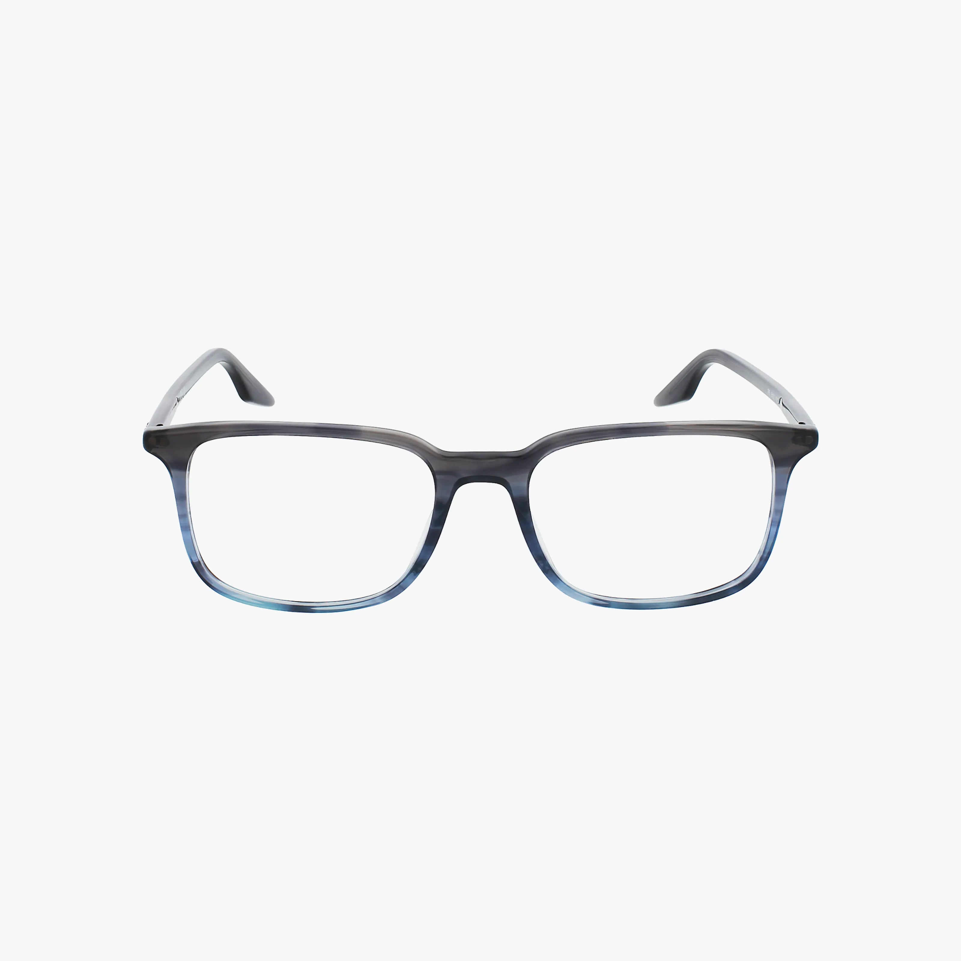 Discover the RX5421 rectangular eyeglasses featuring lightweight, translucent gradient blue and gray frames. This modern style is shown on a white background—ideal for shopping glasses online.