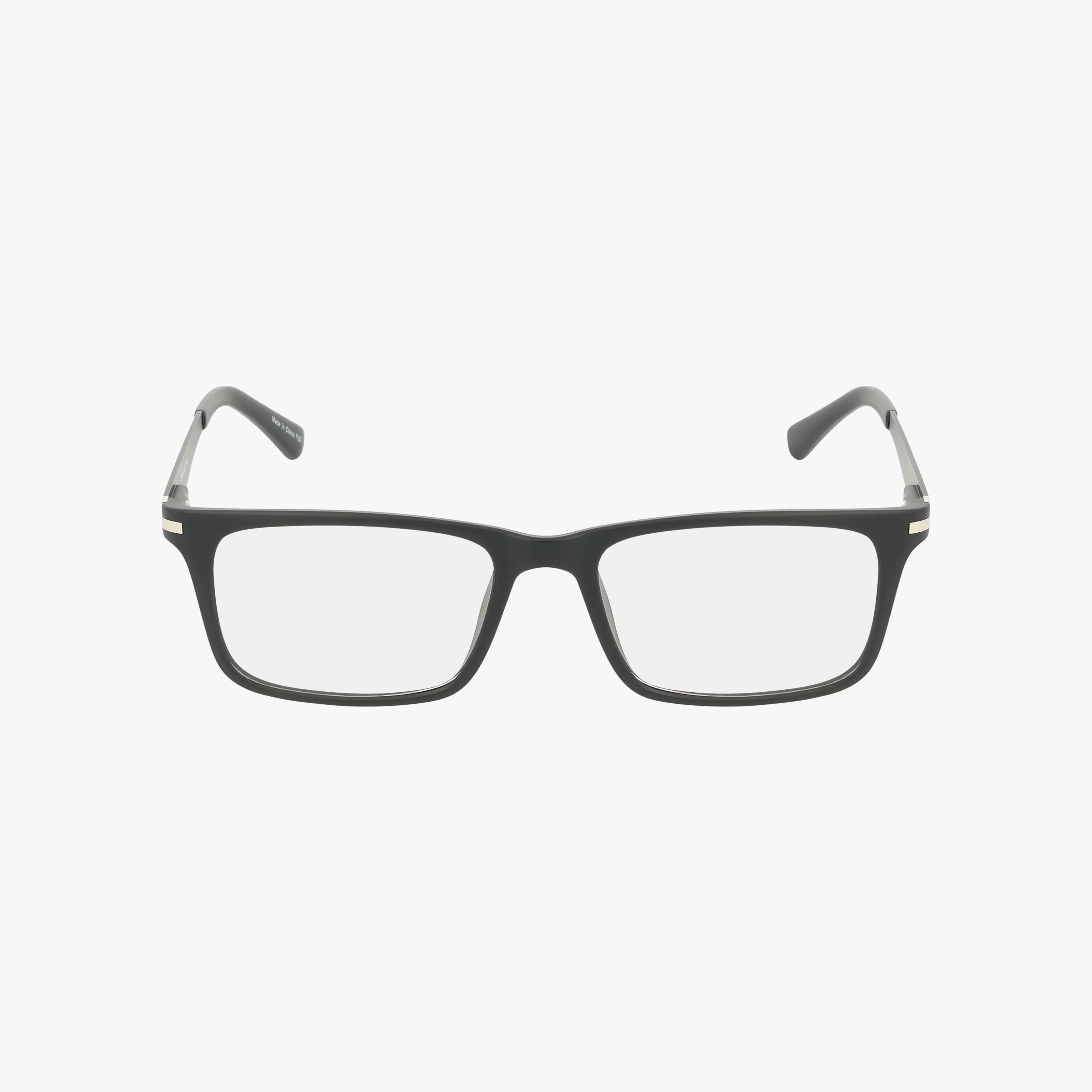 The 450 eyeglasses feature a bold, black rectangular frame with clear lenses, shown from the front against a plain white background.