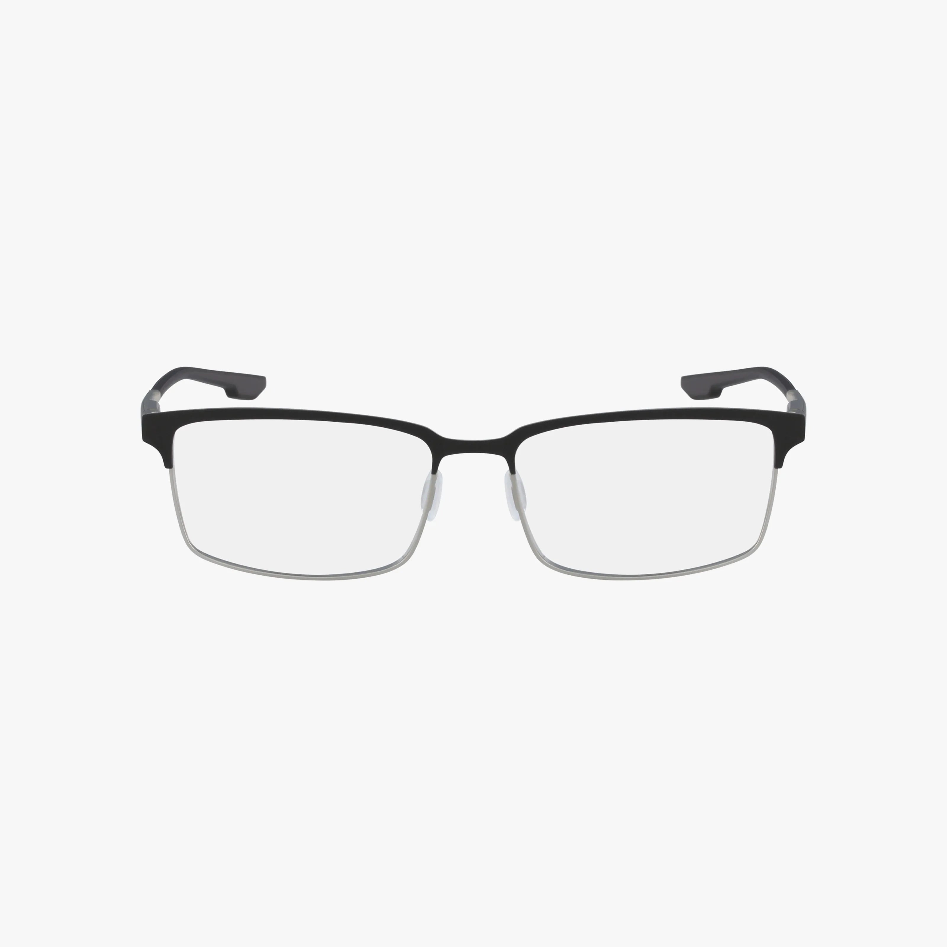 The C3016 eyeglass frames feature black tops, silver bottoms, and blue light lenses for daily wear, shown against a plain white background.