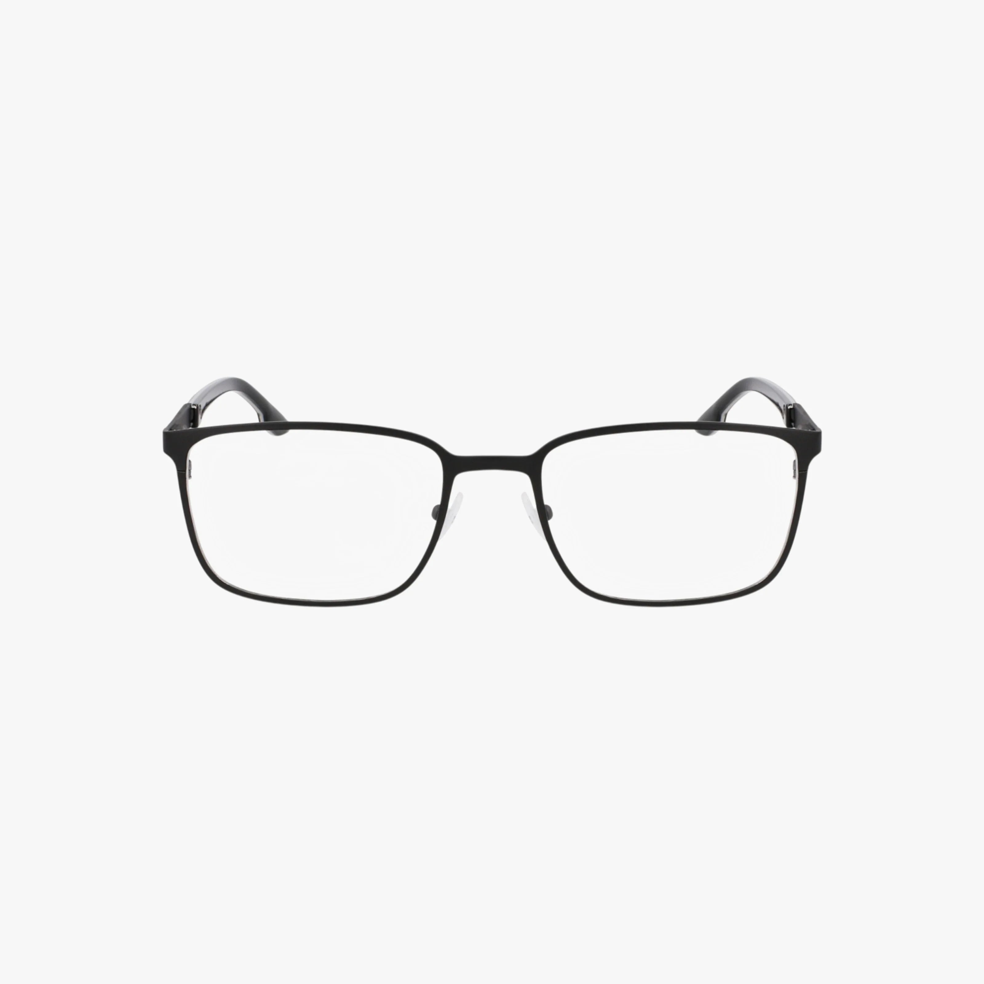 The C3052 features black rectangular thin metal frames and clear lenses, shown facing forward on a plain white background—a stylish, modern eyewear choice.