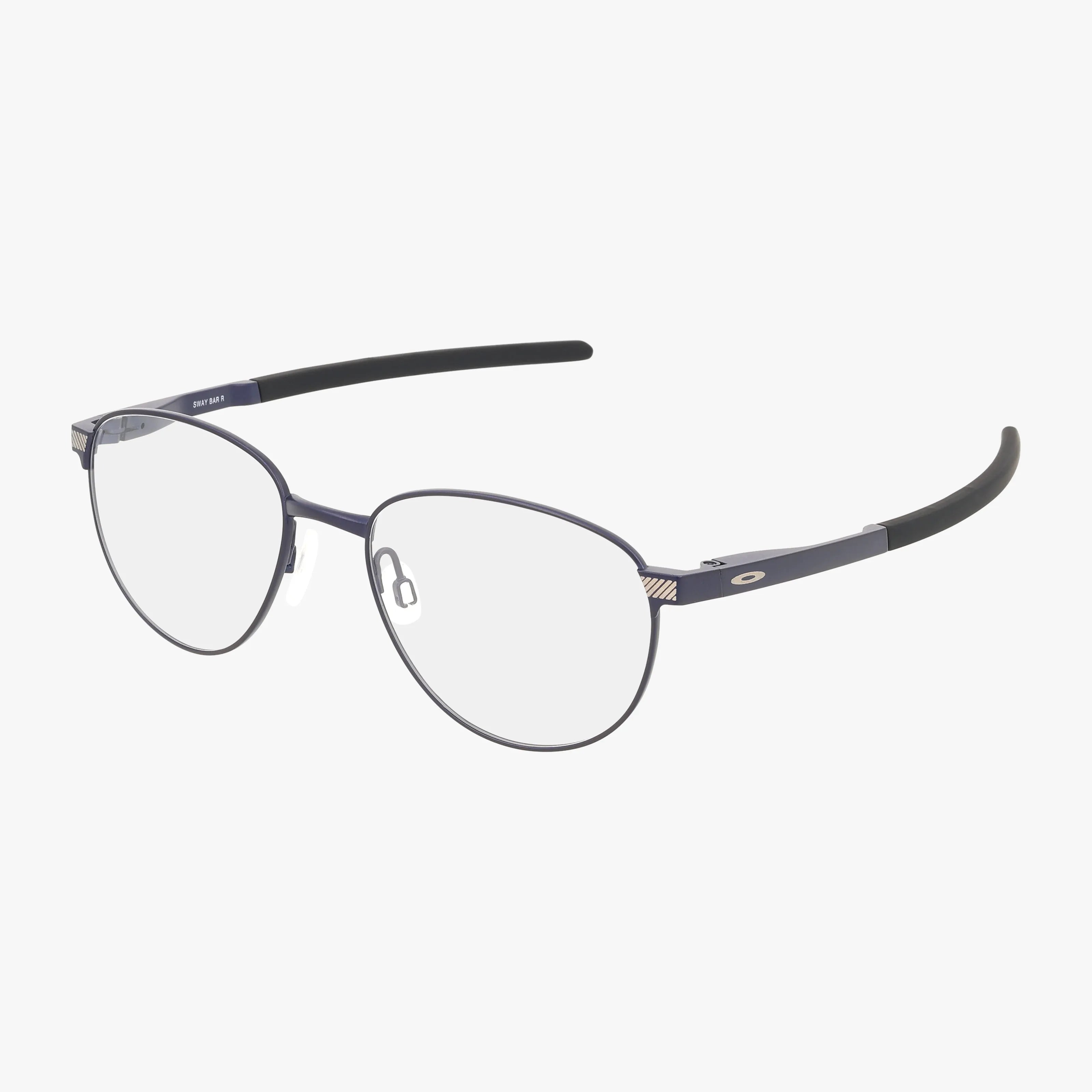 The OX5081 is a pair of lightweight, oval-shaped eyeglasses with thin dark metal frames and black curved temple arms, shown against a plain white background.