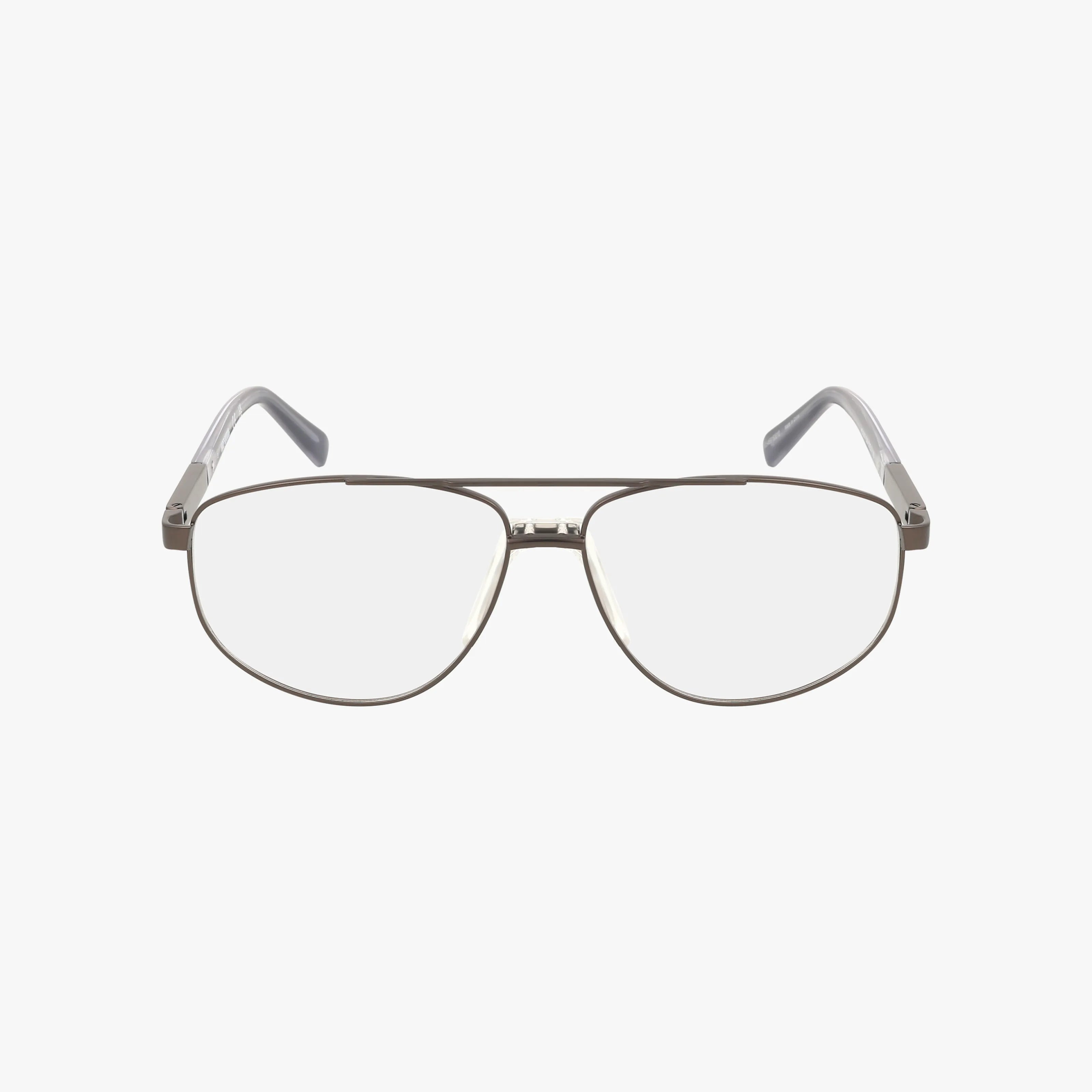 The HD0977 eyeglasses feature a thin metal aviator frame with clear lenses, embodying Harley Davidsons confident style and presented against a simple white background.