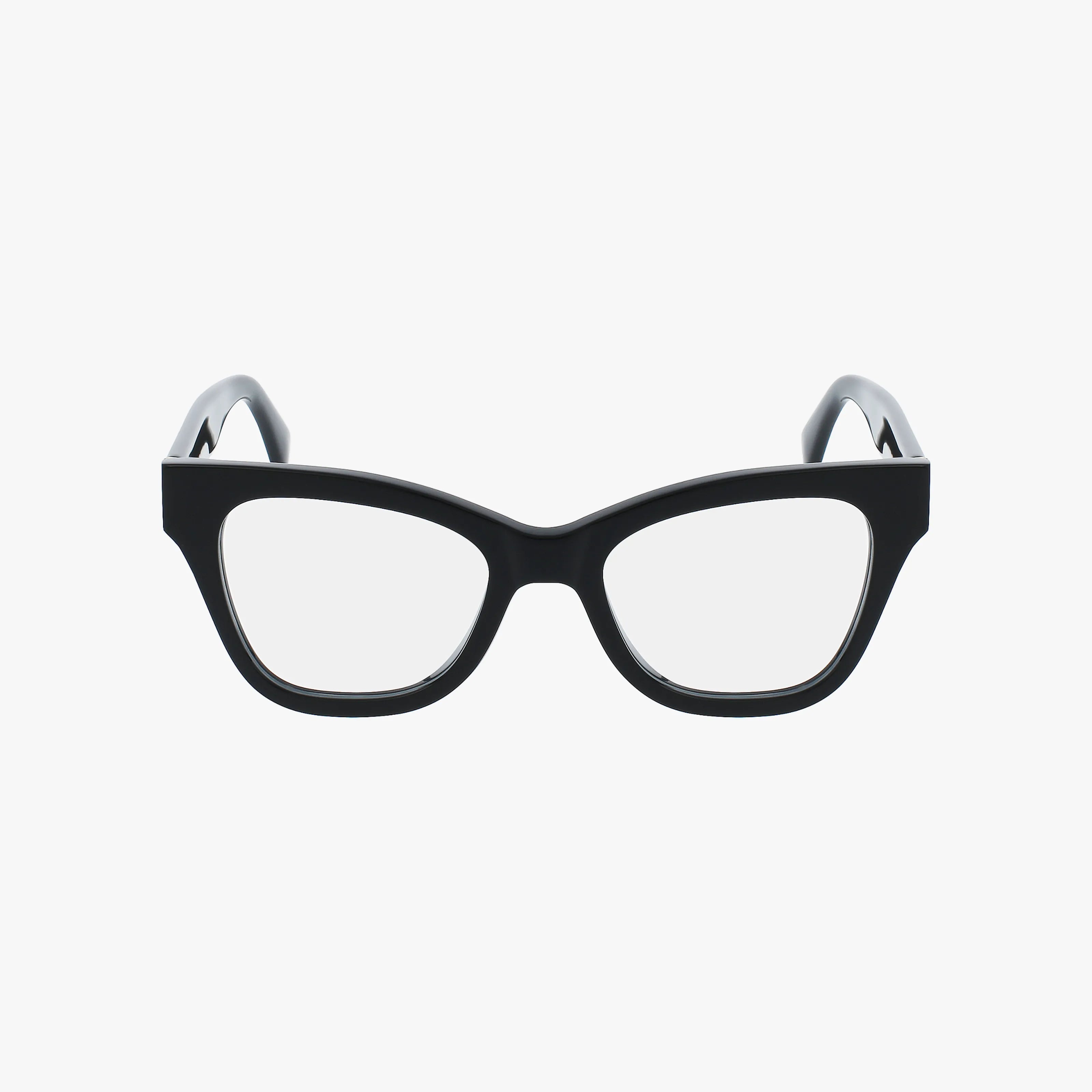 The GG1133O features black cat-eye eyeglass frames with clear lenses, displayed front-facing on a plain white background, showcasing quality craftsmanship for a premium experience.