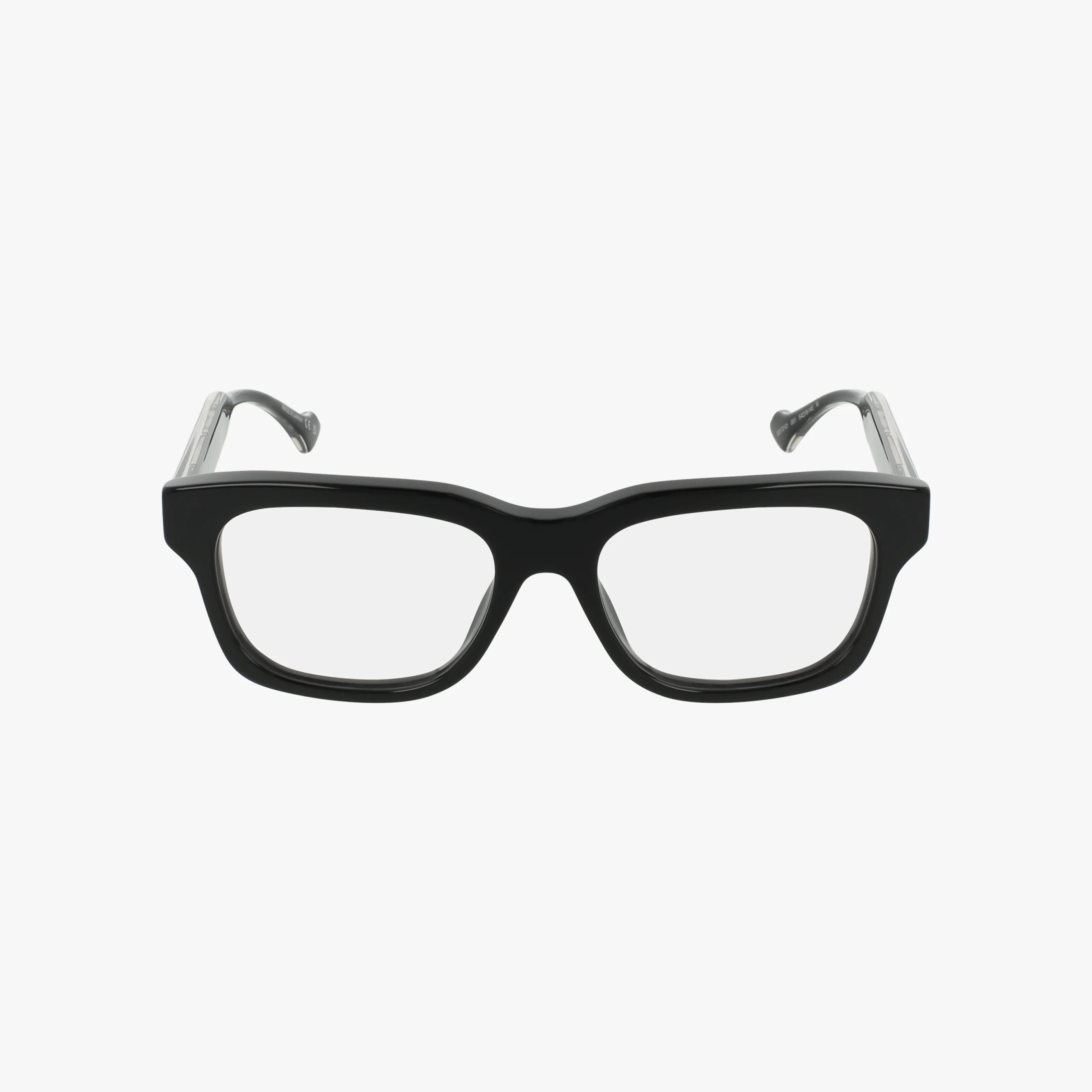 The GG1731O eyeglasses feature a resilient black rectangular frame with clear lenses, shown against a white background.