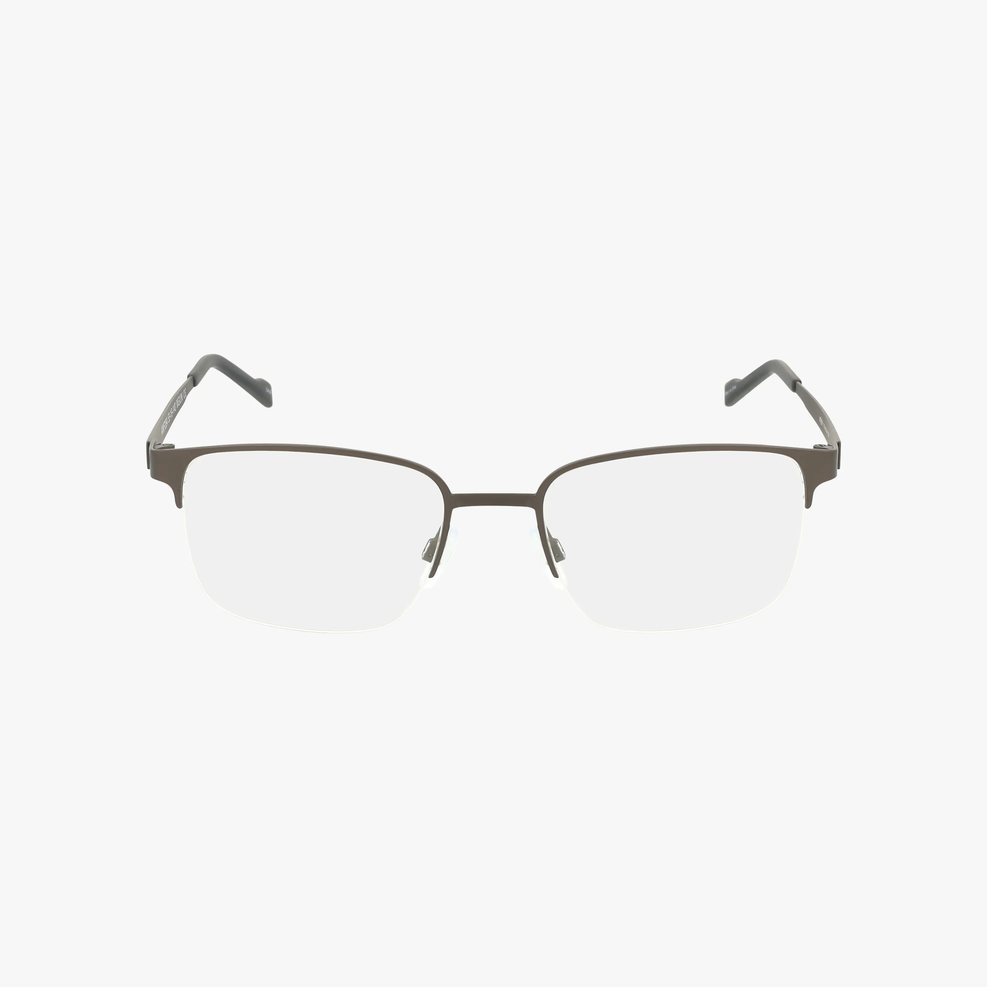 The ANF354 is a pair of semi-rimless eyeglasses with a refined, thin dark metal frame and rectangular lenses, displayed on a plain white background.